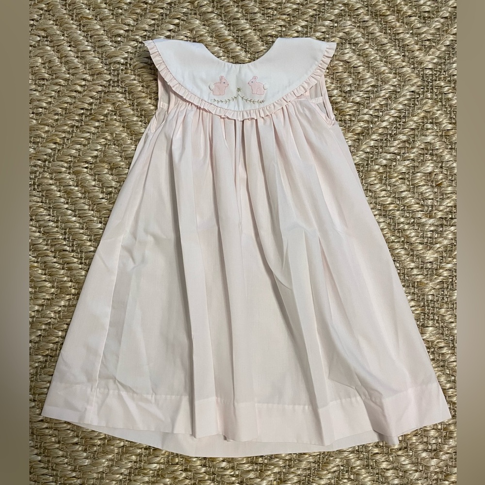 Bailey boys Easter dress 2T pink with bunnies